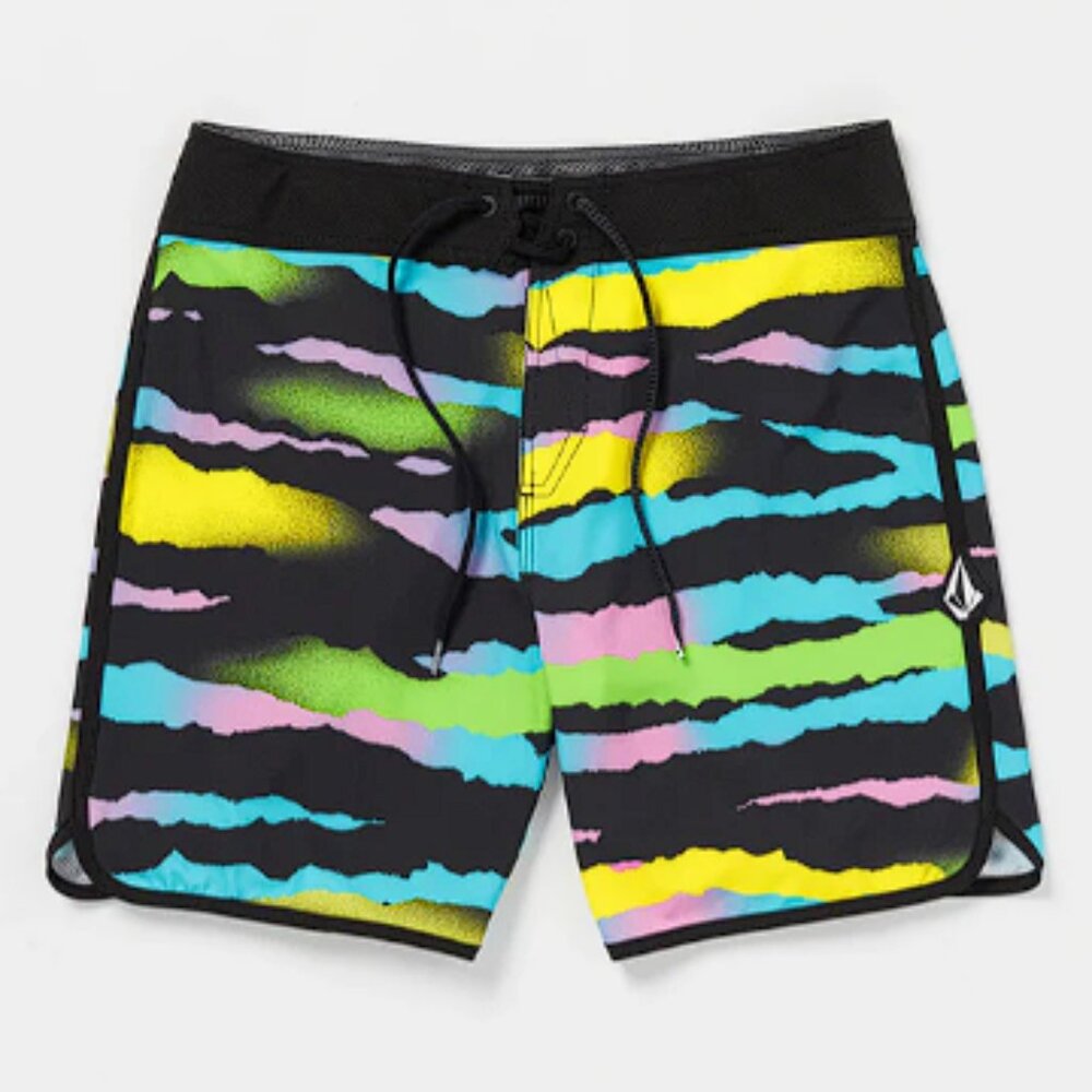 VOLCOM Men's Zebra Shield Scallop Mod 18" Size 40 In Black